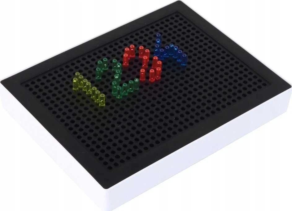 Dėlionė Lean Toys 3D lenta su smeigtukais, 180 d.