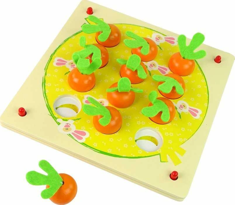 Dėlionė Lean Toys Atminties žaidimas Morkos