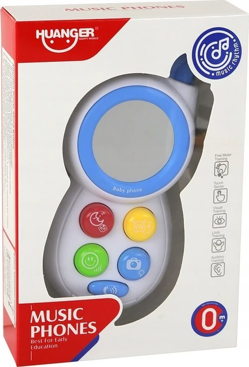 Niebieski Mėlyna Interaktyvus žaislinis telefonas Mėlyna Children's