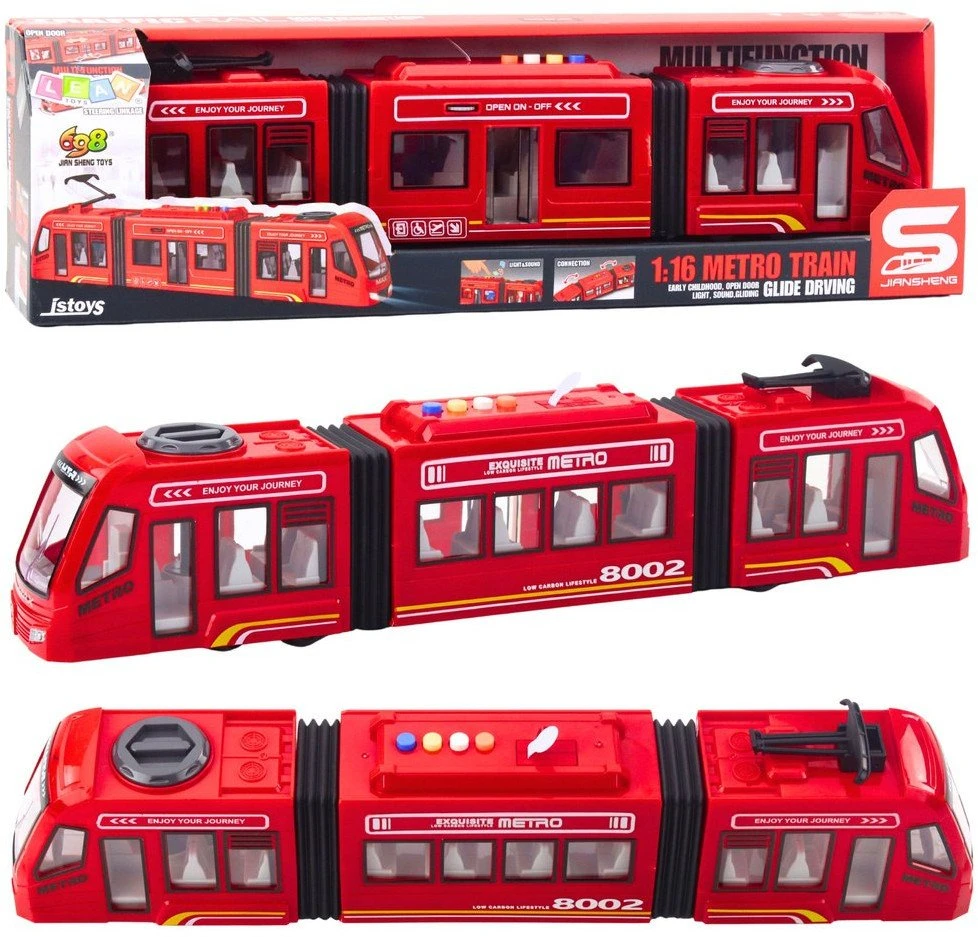Lean Toys Metro modelis 1:16 su šviesos ir garso efektais