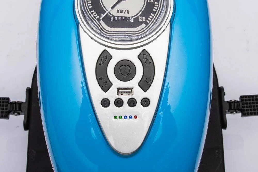 Lean Cars Elektrinis triratis LL6688 mėlynas 24V