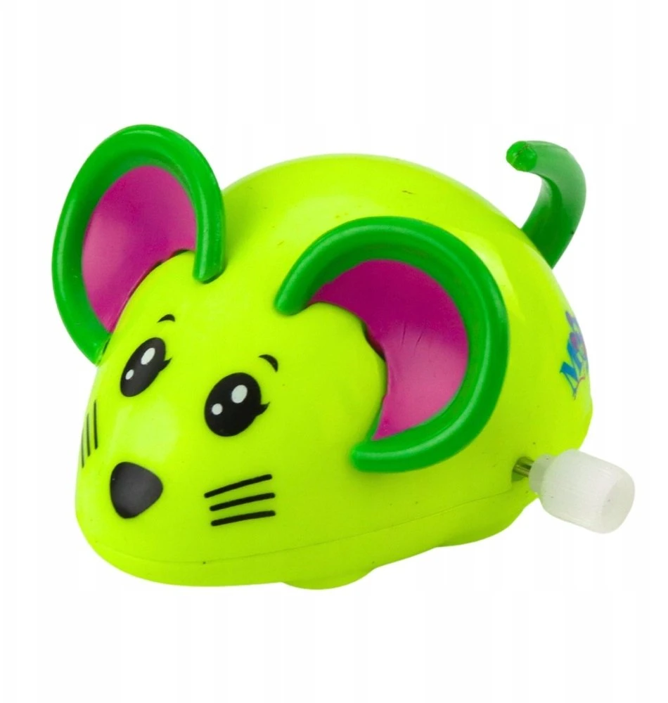 Lean Toys Mechaninė pelė, 8 cm, įvairios spalvos