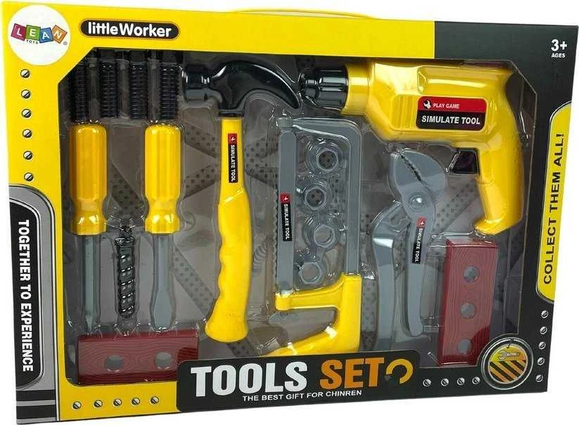 Lean Toys Žaislinių įrankių rinkinys vaikams nuo 3 metų
