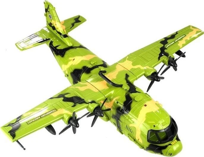 Lean Toys LeanToys Didysis karinis lėktuvas su figūrėlėmis 64 cm