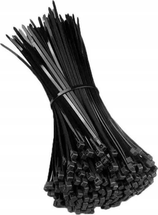 Lean Juodosios nailoninės užveržimo juostos, 100 vnt., 3,6x250 mm