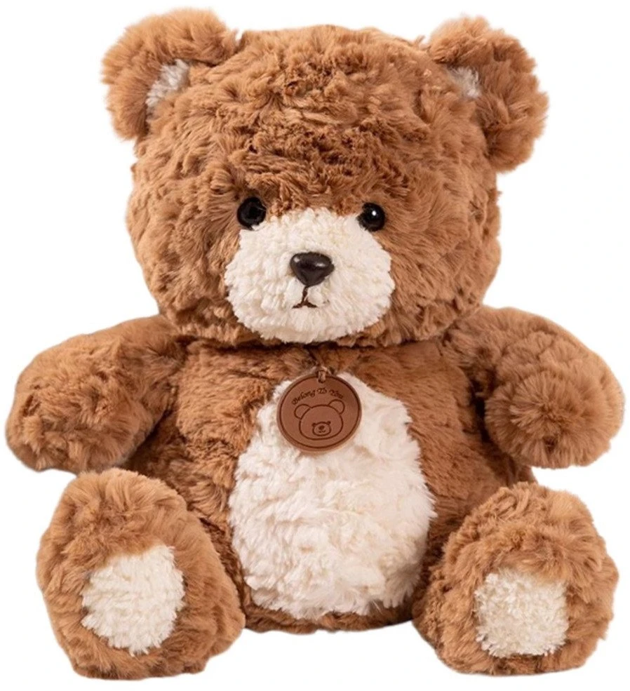 Lean Toys Pliušinis žaislas - rudas meškiukas, 25 cm aprašymas - Prekės nuotrauka