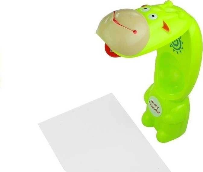 Lean Toys „LeanToys“ projektorius „Žirafa“ projektorius + užrašų knygelė + vandens žymekliai