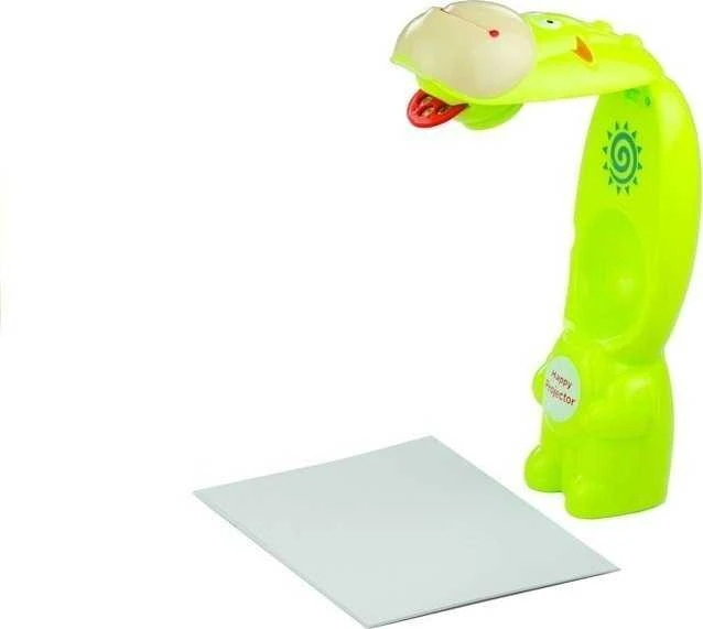 Lean Toys „LeanToys“ projektorius „Žirafa“ projektorius + užrašų knygelė + vandens žymekliai