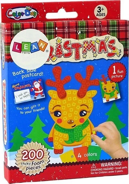 Lean Toys Mozaika LeanToys Kalėdos