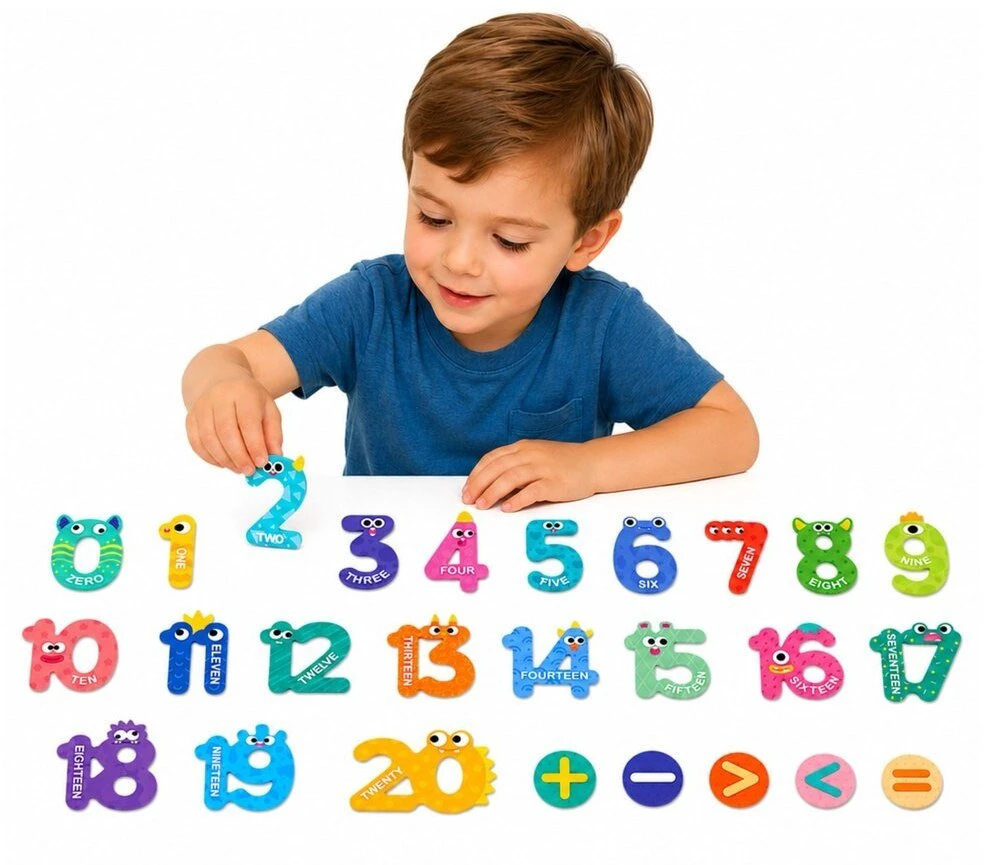Lean Toys Magnetinė dėlionė 26 vnt.