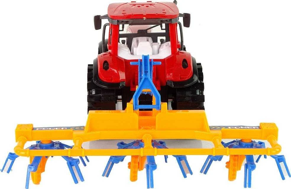 Traktorius su frikciniu grėbliu Lean Toys