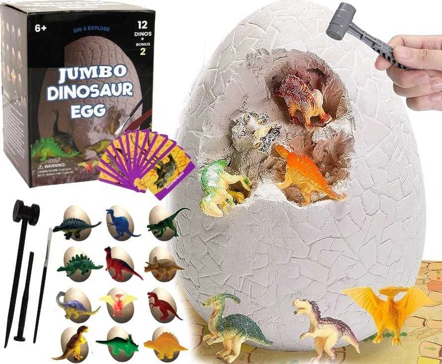 Lean Toys Archeologo Rinkinys Dinozaurų Kiaušinių Kasimui, 9x6x6 cm