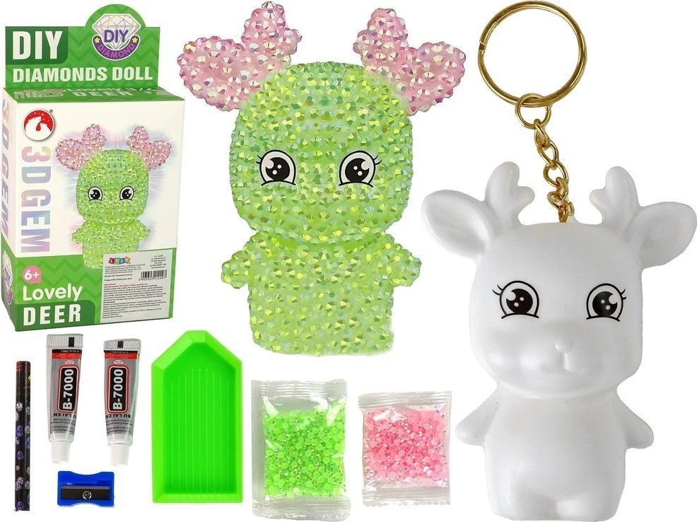 Lean Toys Deimantinės mozaikos rinkinys Leantoys 3D