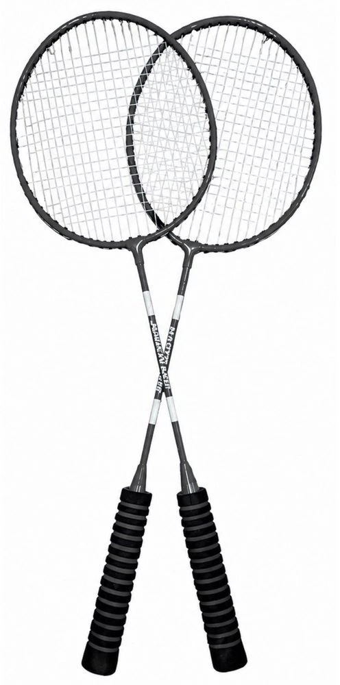 Lean Toys Badmintono rinkinys juodas 2 vnt.