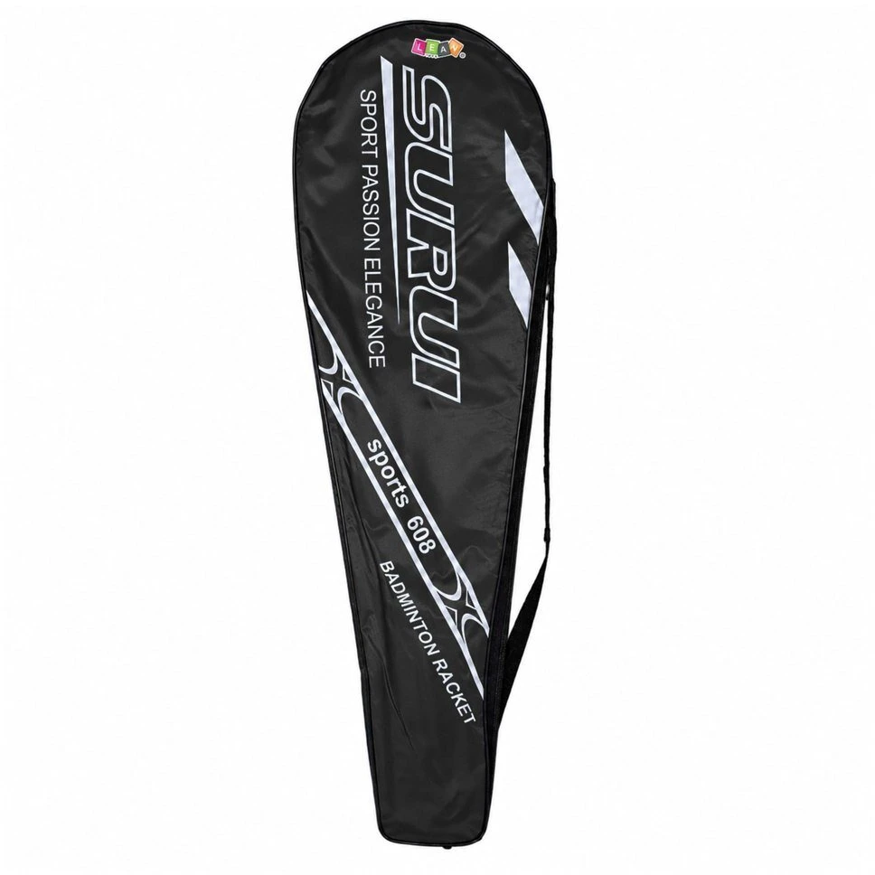 Lean Toys Badmintono rinkinys juodas 2 vnt.