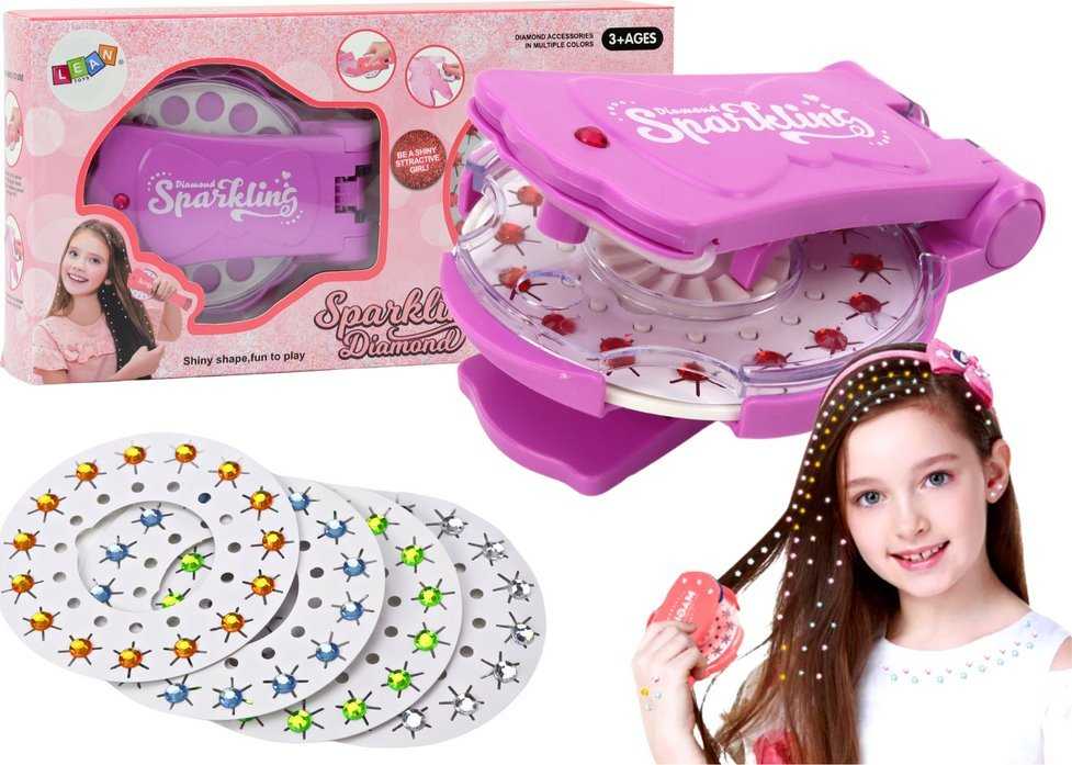 Lean Toys „Deimantų žibėjimo“ plaukų papuošalų rinkinys