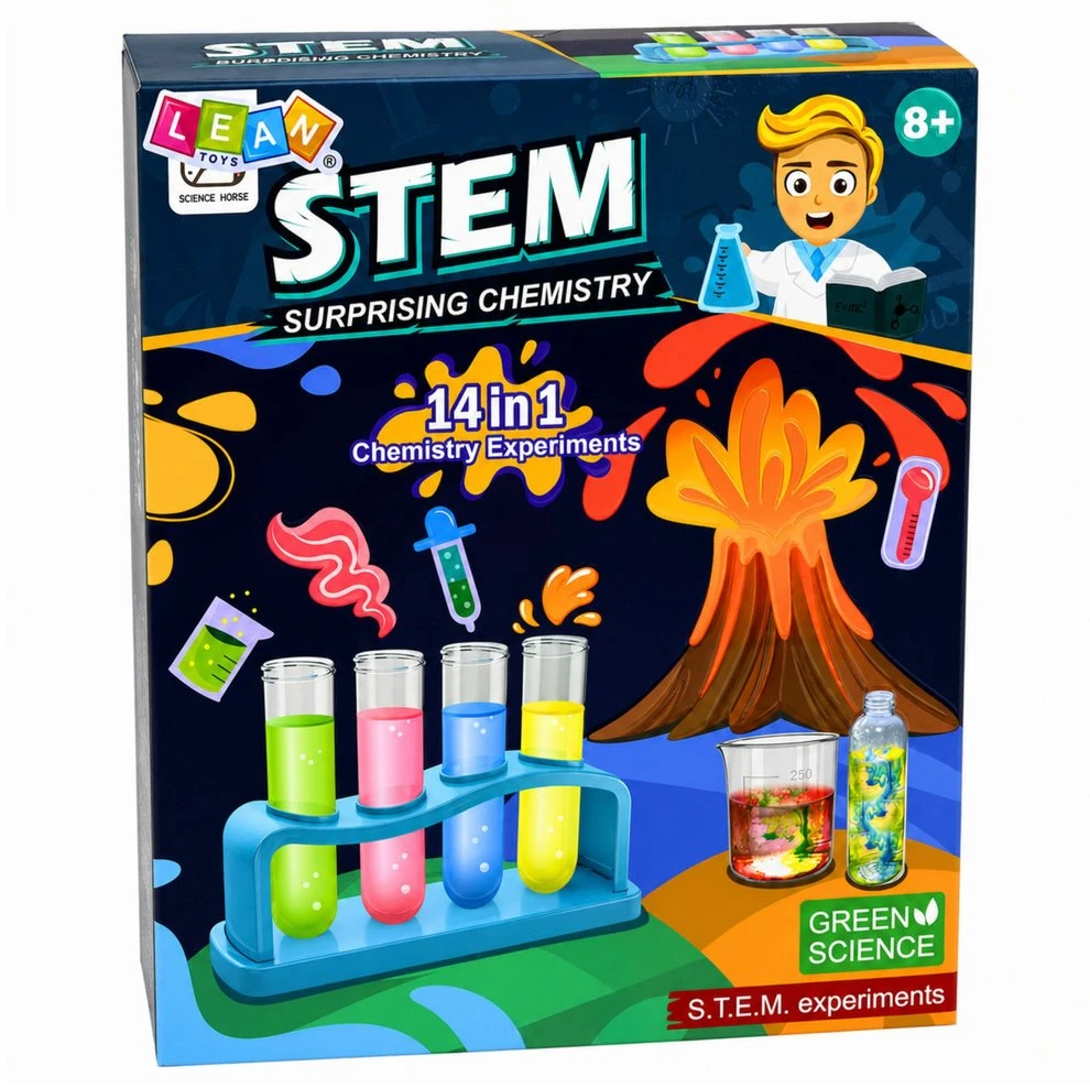 Zestaw Chemijos rinkinys 14 eksperimentų
