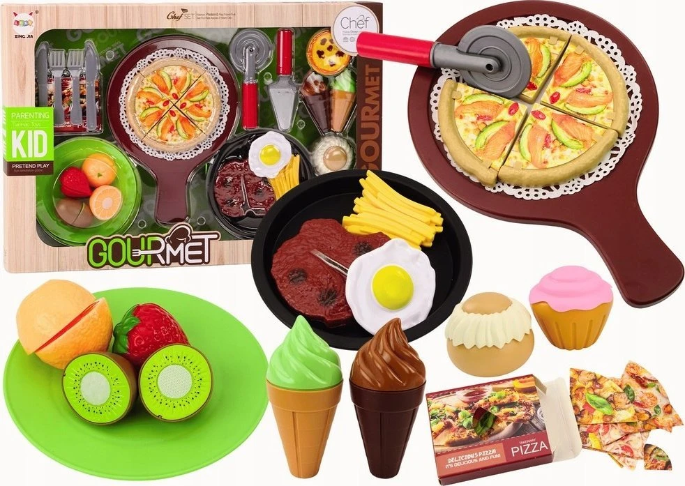 Lean Toys Žaislinis maistas ir įrankiai LeanToys