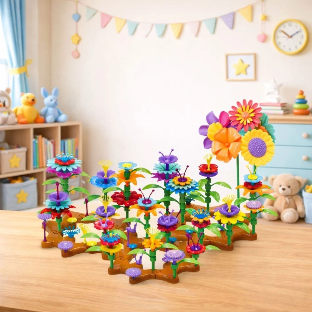 Lean Toys Gėlių konstravimo rinkinys 148 vnt.