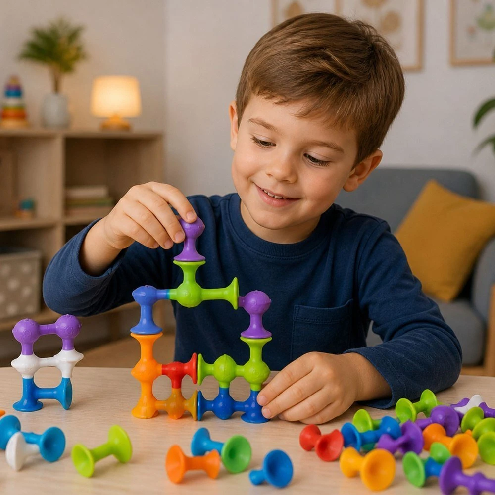 Lean Toys Statybiniai blokeliai spalvoti