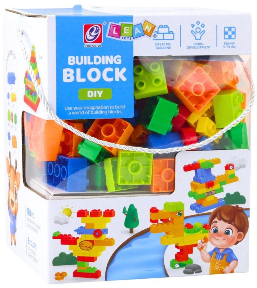 Lean Toys Konstruktorius, 180 vnt.