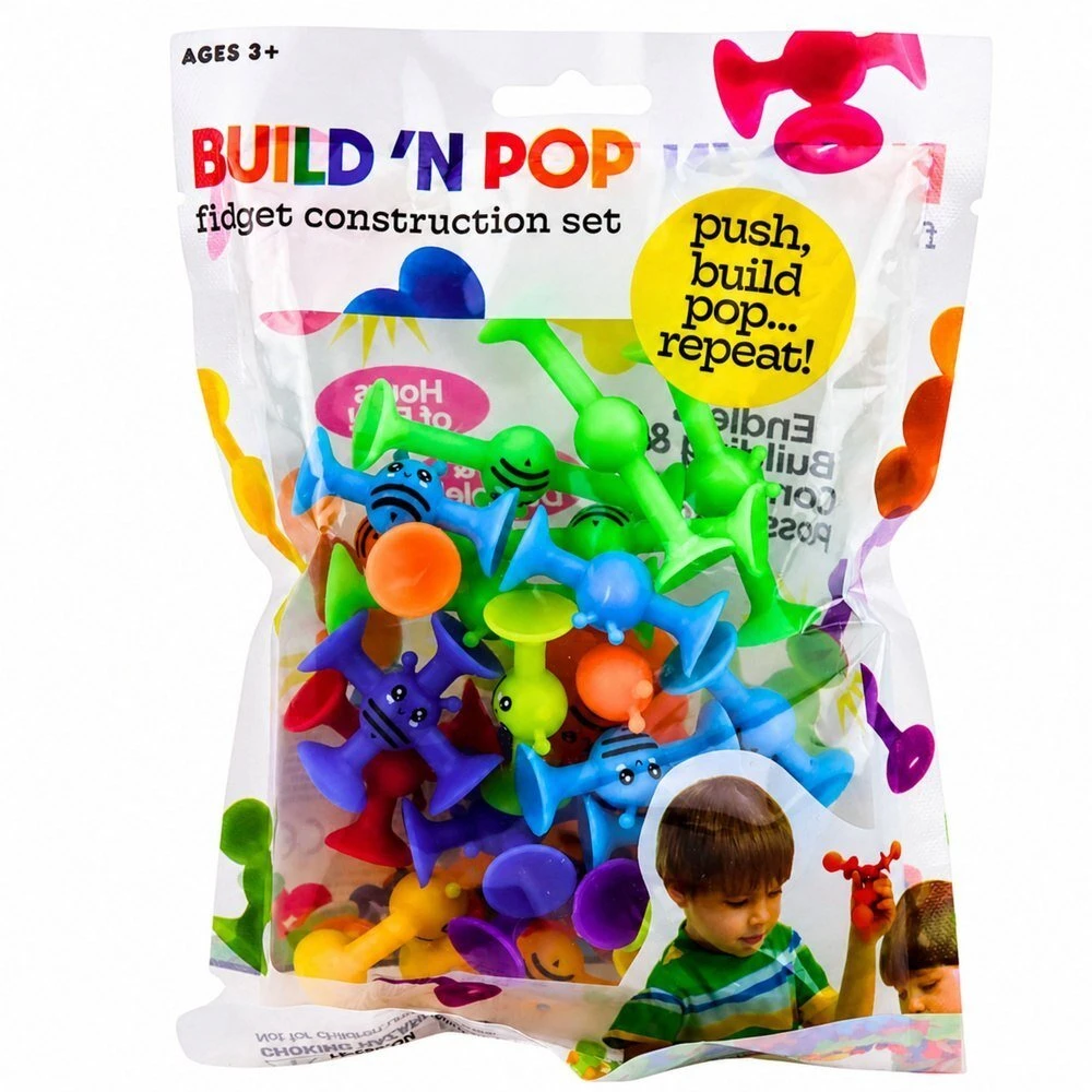 Lean Toys Statybiniai blokeliai spalvoti