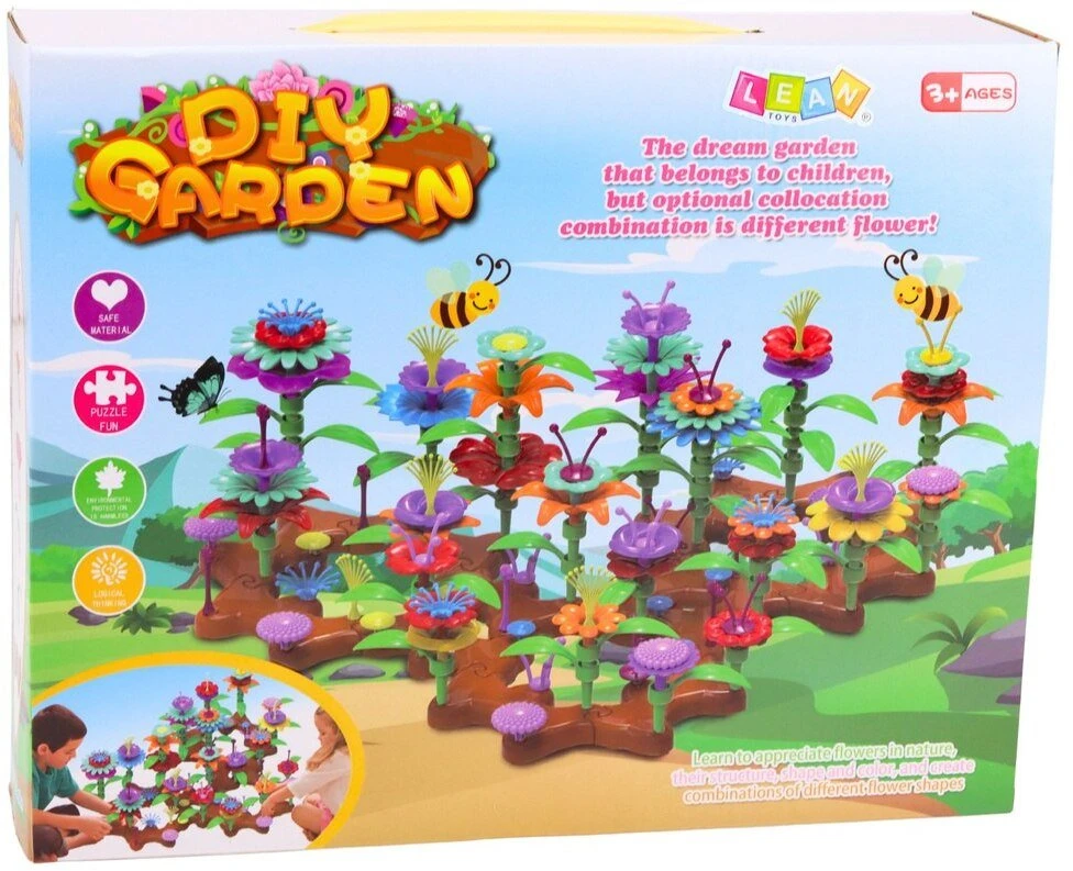 Lean Toys Gėlių konstravimo rinkinys 148 vnt.