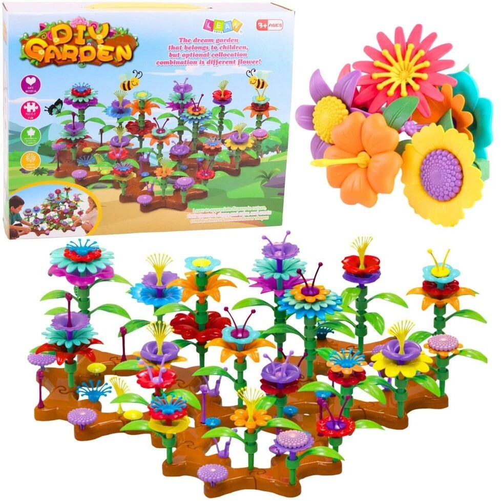 Lean Toys Gėlių konstravimo rinkinys 148 vnt.