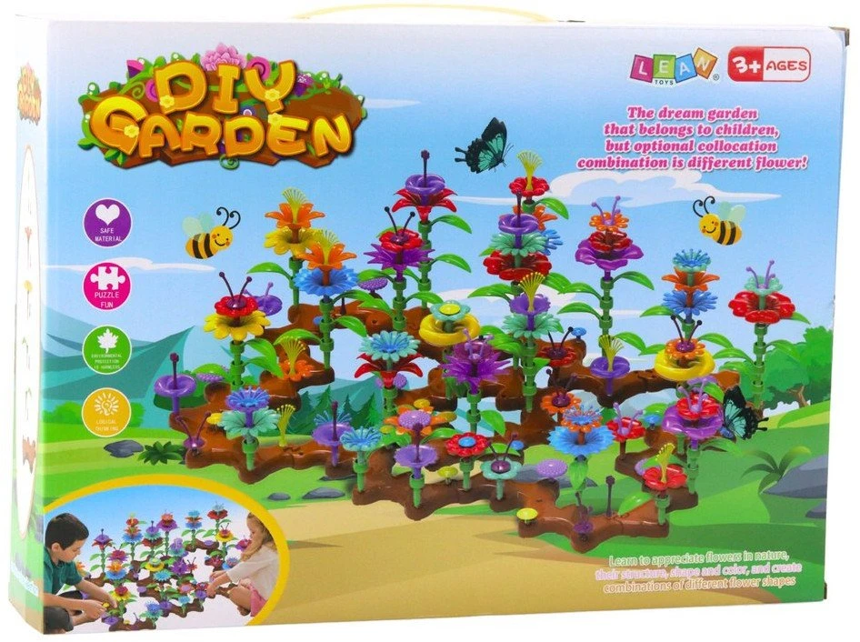 Lean Toys Konstruktorius vaikams „Creative Garden“ 198 vnt.