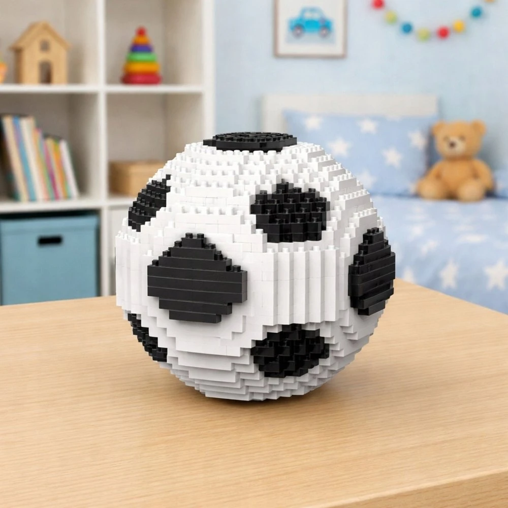 Lean Toys 3D statybiniai blokeliai (futbolo kamuolys) 864 vnt.