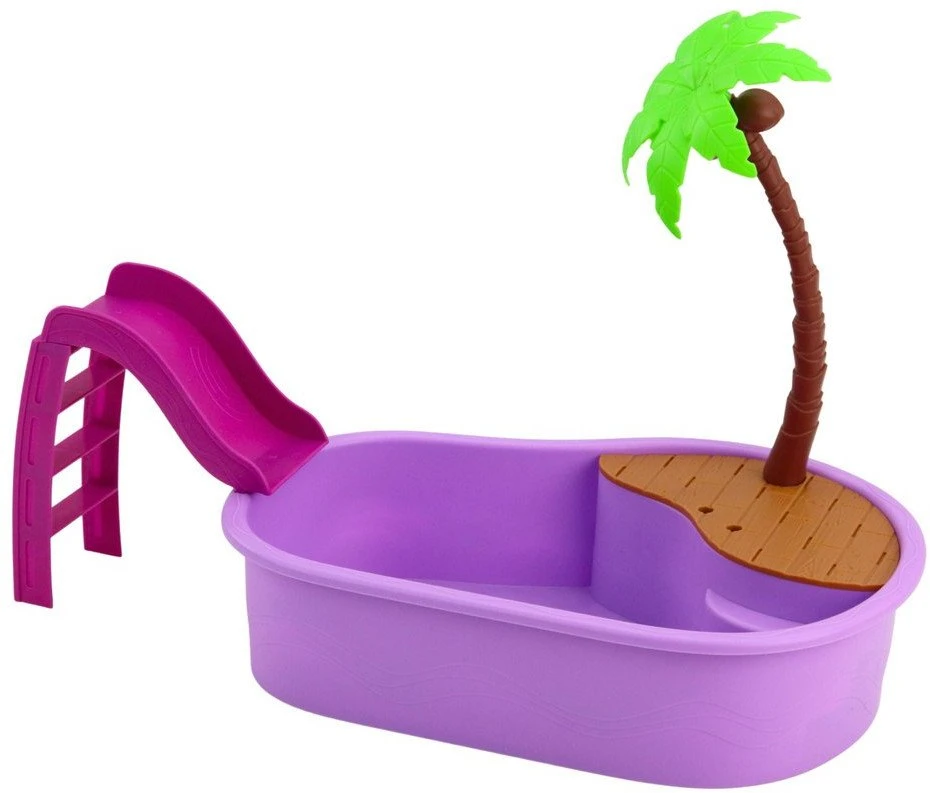 Lean Toys Lėlė Anlily su baseinu ir aksesuarais