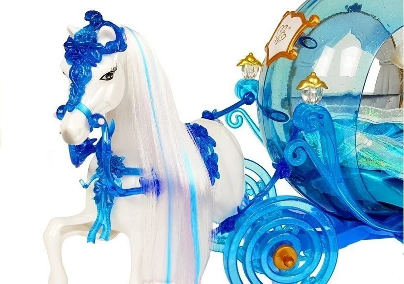 Lean Toys Lėlė su Karieta ir Arklio Komplektu