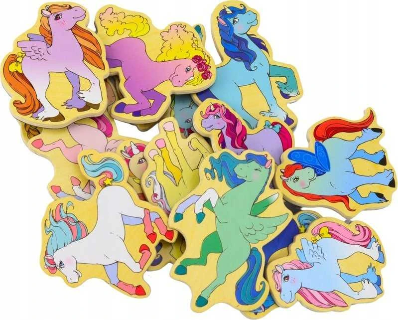 Lean Toys 20 Spalvotų Magnetukų Rinkinys