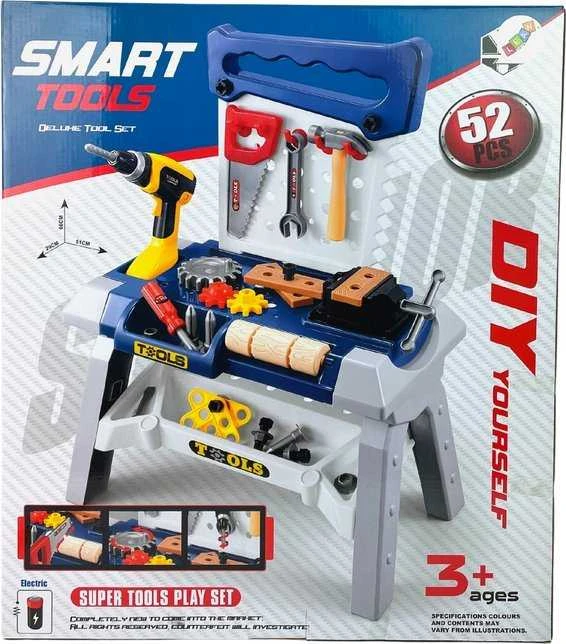 Vaikiškas dirbtuvių rinkinys Lean Toys, 52 vnt, 50x30x66 cm