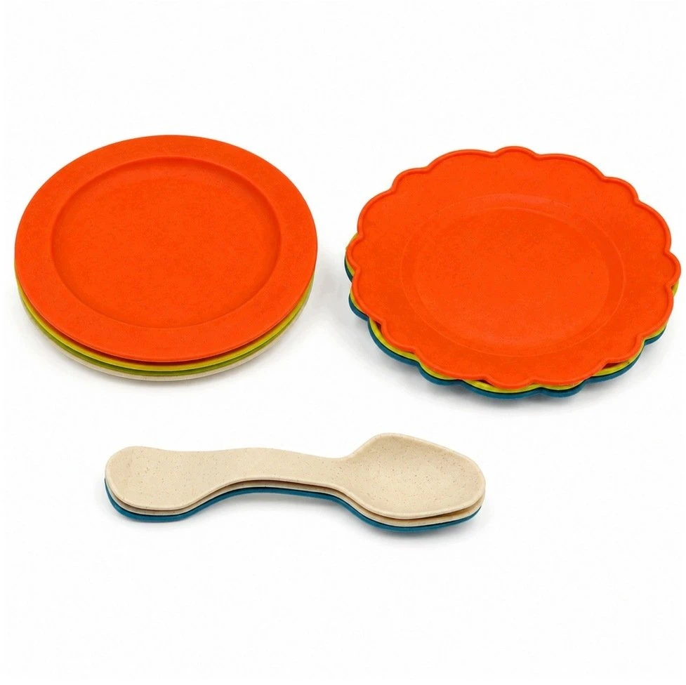 Lean Toys Indų rinkinys mėlynas ir oranžinis 15 vnt.