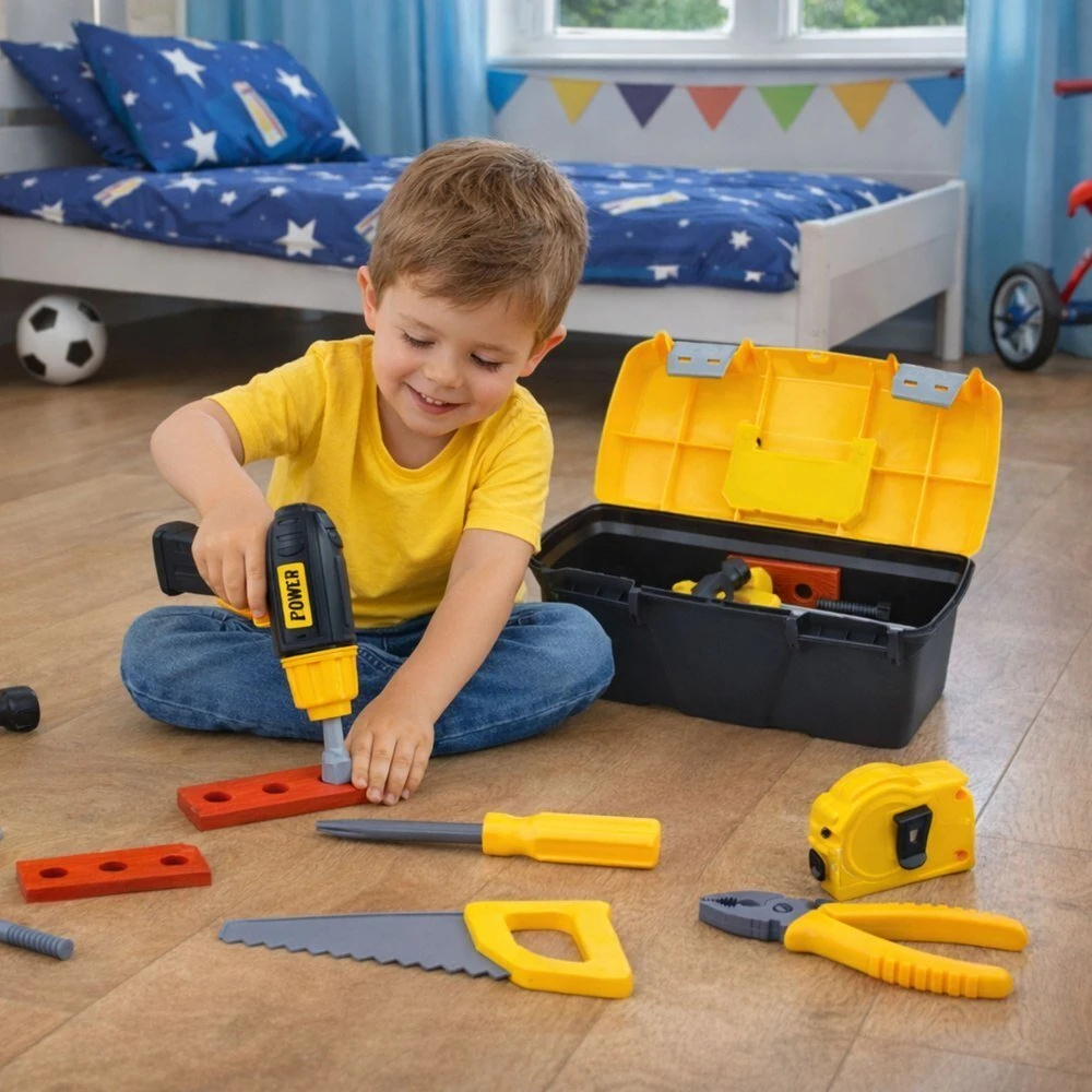 Lean Toys Įrankių rinkinys dėžėje 23 vnt.