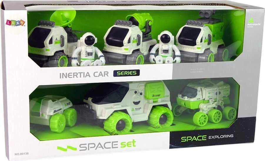 Lean Toys Kosminių transporto priemonių rinkinys 6in1 LeanToys