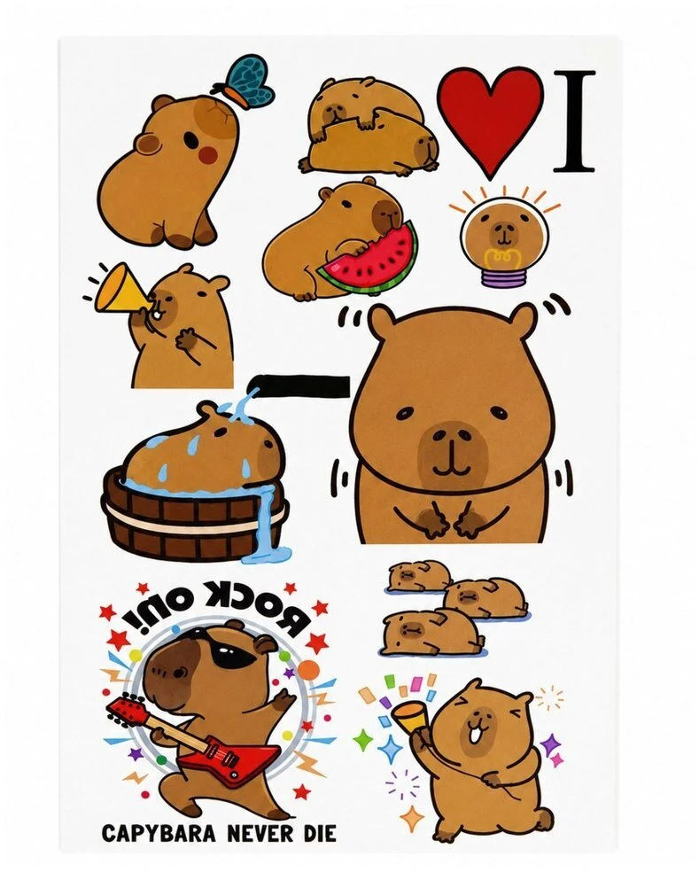 Lean Toys Laikinos tatuiruotės 10 lapelių