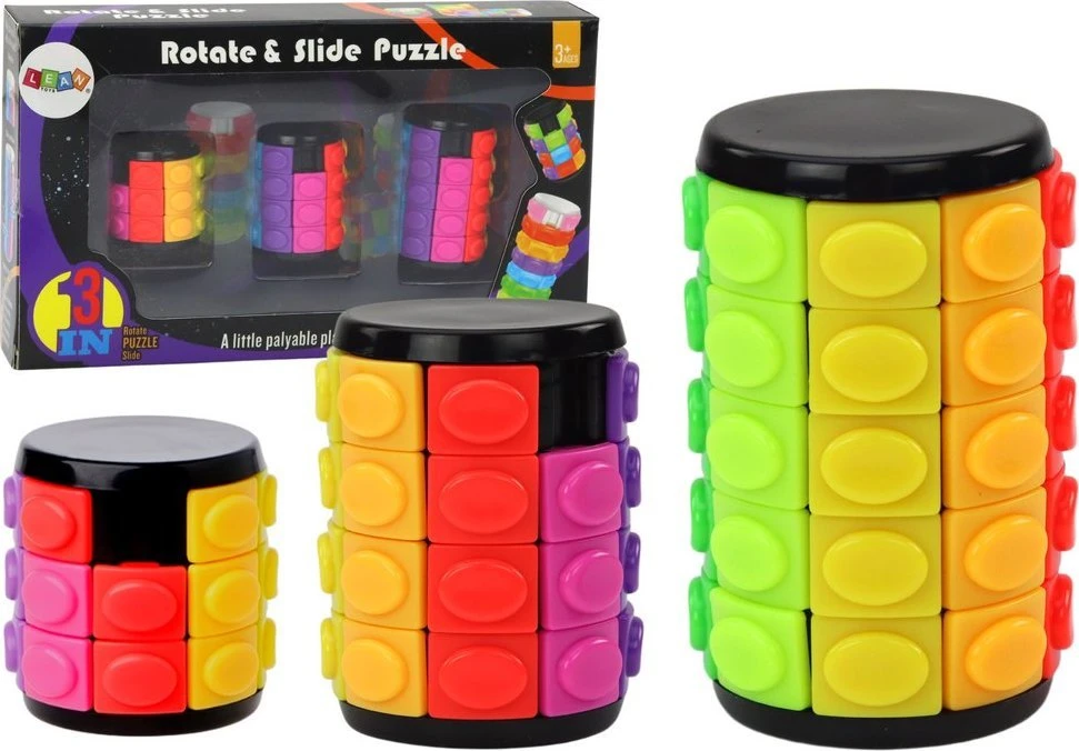 Lean Toys Cilindrinis Loginis Galvosūkis su 3 Sudėtingumo Lygiais