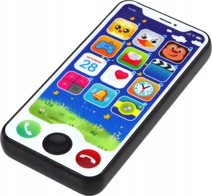 Lean Toys Žaislų rinkinys vaikams: nuotolinio valdymo pultas, raktai ir telefonas su šviesomis ir garsais