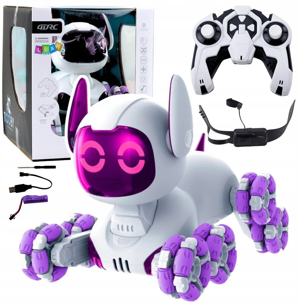 Interaktyvus robotas šuo TOOBY su nuotoliniu valdymu