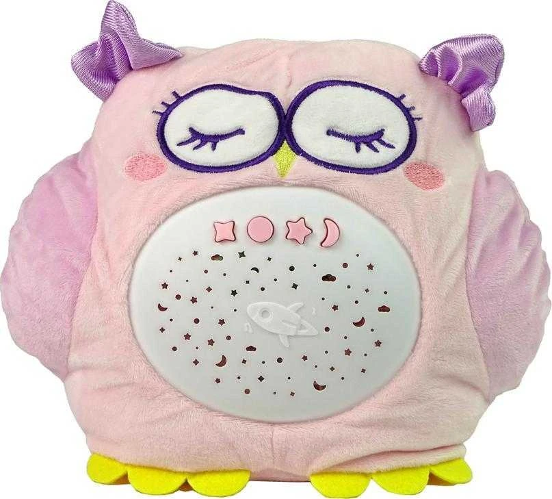Migdukas pelėda skleidžianti melodijas Lean toys, rožinė