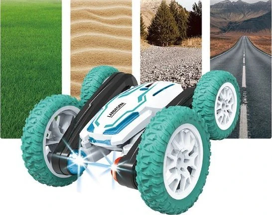 Lean Toys LeanToys Ratinis automobilis su nuotolinio valdymo pultu 360 raudonas