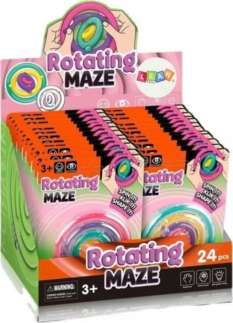 Lean Toys Sensorinis žaislas - besisukantys ratukai