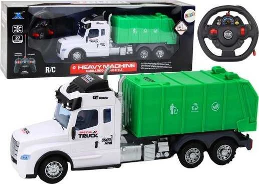 Lean Toys Nuotoliniu būdu valdomas šiukšliavežis
