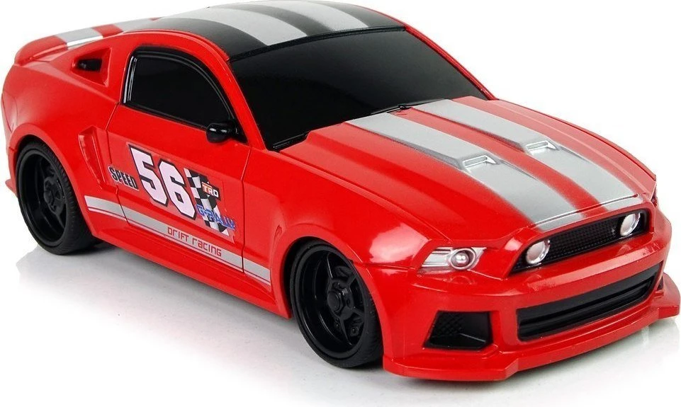Lean Cars Nuotoliniu būdu valdomas sportinis automobilis 1:24 raudonas