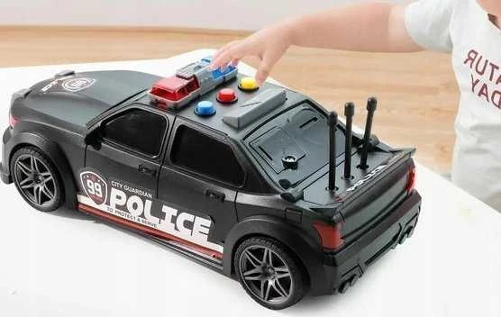 Lean Toys Policijos sportinis automobilis 1:16 su garsu
