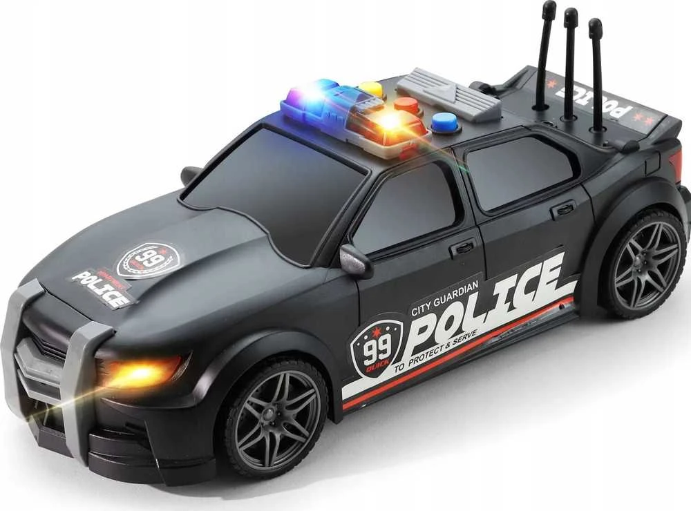 Lean Toys Policijos sportinis automobilis 1:16 su garsu