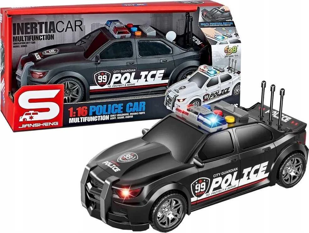 Lean Toys Policijos sportinis automobilis 1:16 su garsu