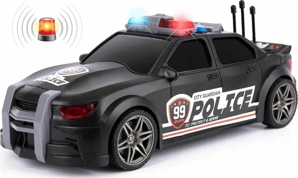 Lean Toys Policijos sportinis automobilis 1:16 su garsu
